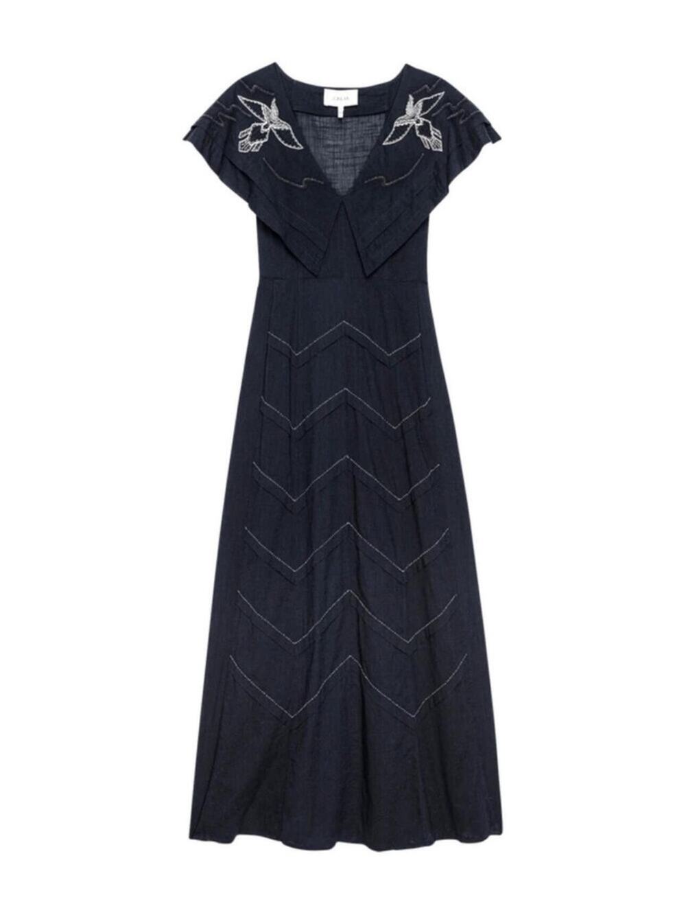 THE GREAT. Beaded Partridge Dress XS